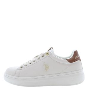 U.S. Polo Assn. Assn Γυναικεία Sneakers Μπεζ / Ταμπά