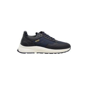 Ανδρικά  Casual B190.M Μπλε Δέρμα-Ύφασμα Boss shoes