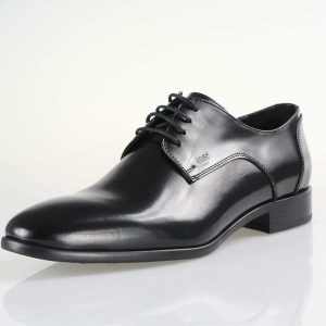 Boss Shoes Δερμάτινα Ανδρικά Σκαρπίνια Black Florentik