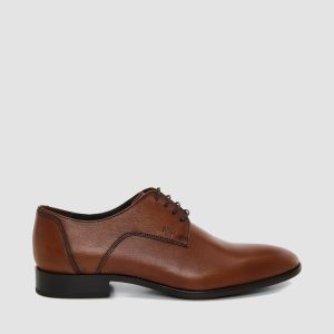 Ανδρικά BOSS  Δετά B7513 Ταμπά Δέρμα shoes