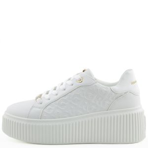 Renato Garini Γυναικεία Sneakers White Rg Stamp / White Pa