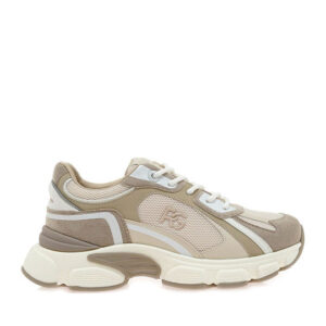 Renato Garini Γυναικεία Sneakers Μπεζ λευκό