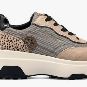 Renato Garini Γυναικεία Sneakers Μπεζ Καστόρι Πολύχρωμο