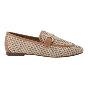 Exe Γυναικεία Παπούτσια LOAFERS Μοκασίνια  Μπέζ Ψάθα Nude