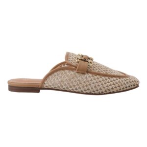 Exe Shoes Γυναικεία Παπούτσια MULES  Nude Ψάθα