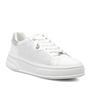 U.S. Polo Assn. Γυναικεία Sneakers λευκό ασημί