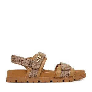 Guess Γυναικεία Σανδάλια Μπεζ